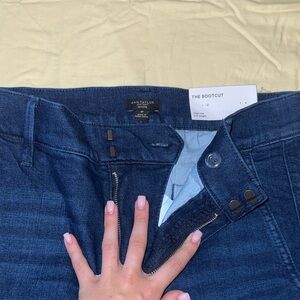 Ann Taylor Dark Indigo Bootcut Jeans